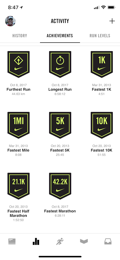 Nike run store club badges